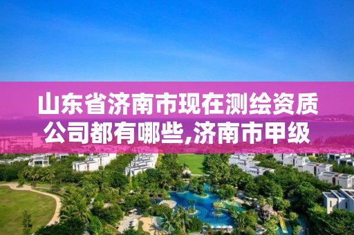 山东省济南市现在测绘资质公司都有哪些,济南市甲级测绘资质单位