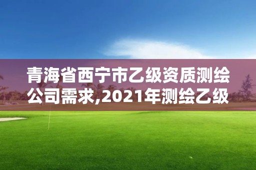 青海省西宁市乙级资质测绘公司需求,2021年测绘乙级资质办公申报条件