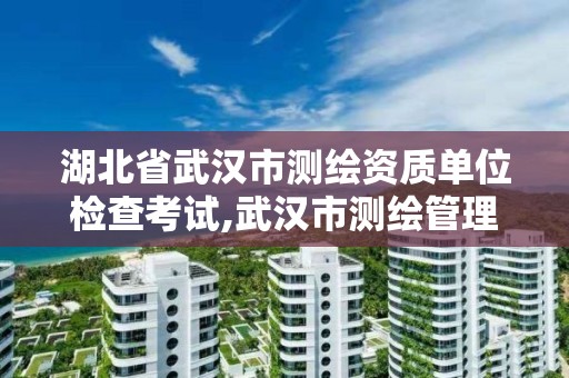 湖北省武汉市测绘资质单位检查考试,武汉市测绘管理条例