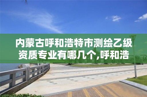 内蒙古呼和浩特市测绘乙级资质专业有哪几个,呼和浩特市工程测量招聘信息。