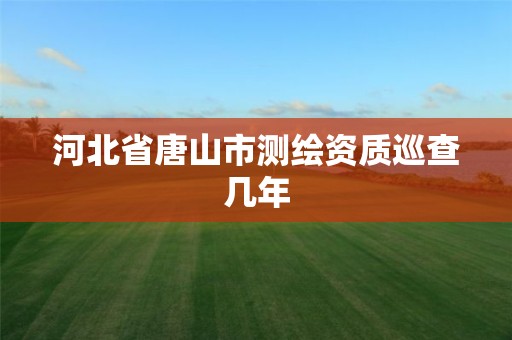 河北省唐山市测绘资质巡查几年