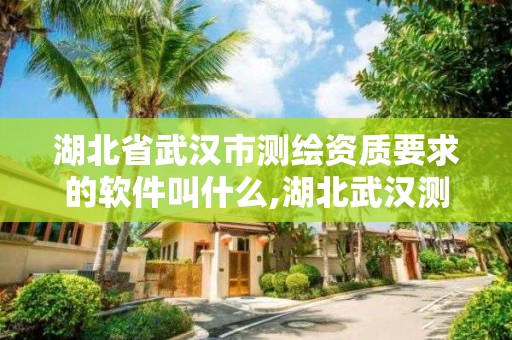 湖北省武汉市测绘资质要求的软件叫什么,湖北武汉测绘公司排行榜。