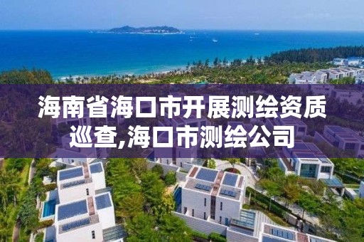 海南省海口市开展测绘资质巡查,海口市测绘公司