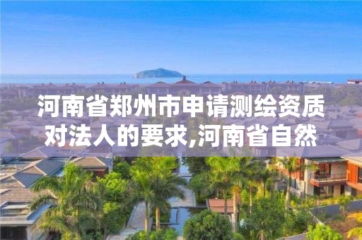 河南省郑州市申请测绘资质对法人的要求,河南省自然资源厅关于延长测绘资质证书有效期的公告