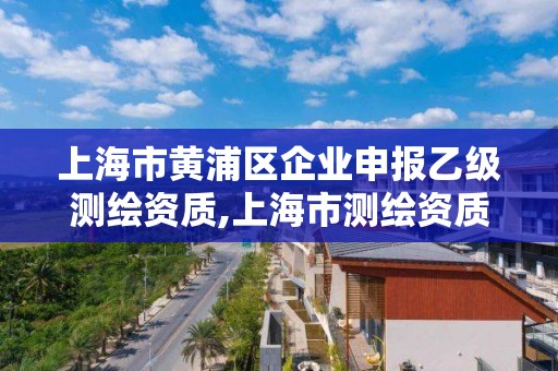 上海市黄浦区企业申报乙级测绘资质,上海市测绘资质单位名单