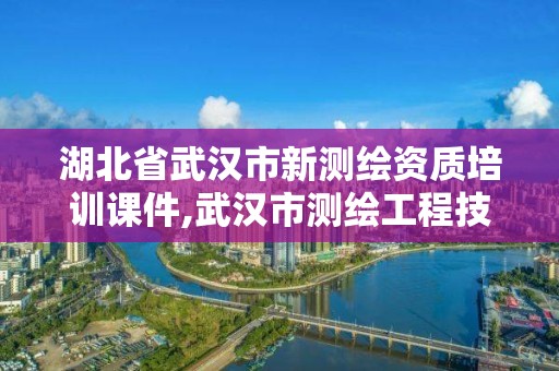 湖北省武汉市新测绘资质培训课件,武汉市测绘工程技术规定