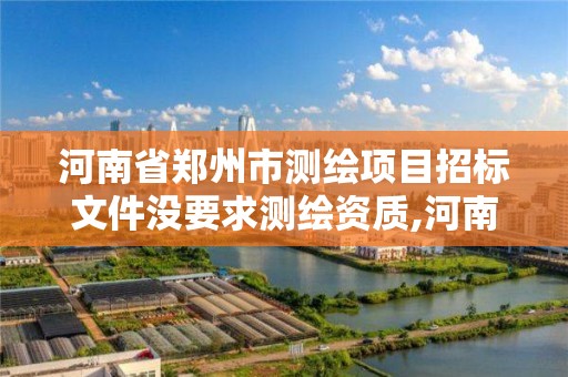 河南省郑州市测绘项目招标文件没要求测绘资质,河南测绘资质代办