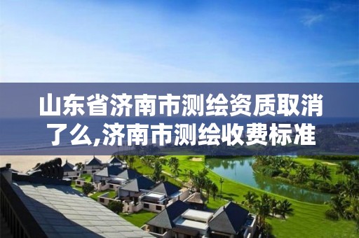 山东省济南市测绘资质取消了么,济南市测绘收费标准