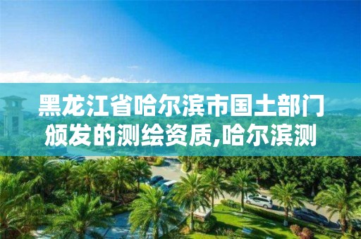 黑龙江省哈尔滨市国土部门颁发的测绘资质,哈尔滨测绘局工资怎么样。