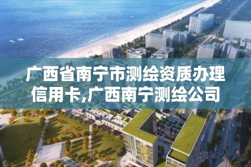 广西省南宁市测绘资质办理信用卡,广西南宁测绘公司排名