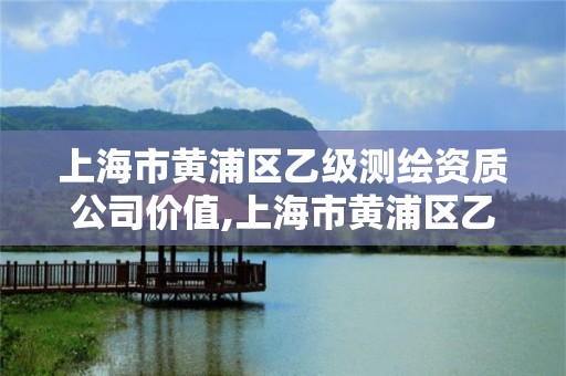 上海市黄浦区乙级测绘资质公司价值,上海市黄浦区乙级测绘资质公司价值多少钱