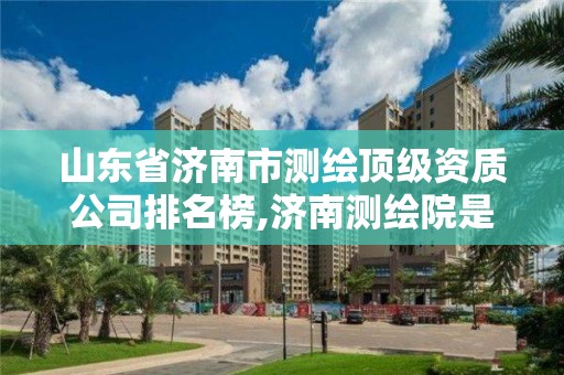 山东省济南市测绘顶级资质公司排名榜,济南测绘院是什么单位。