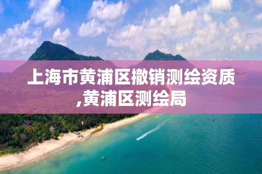 上海市黄浦区撤销测绘资质,黄浦区测绘局