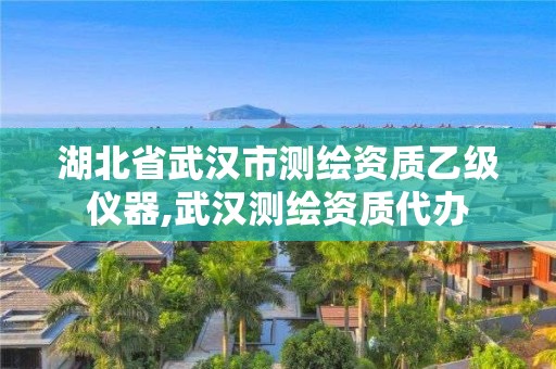 湖北省武汉市测绘资质乙级仪器,武汉测绘资质代办