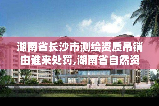 湖南省长沙市测绘资质吊销由谁来处罚,湖南省自然资源厅关于延长测绘资质证书有效期的公告。