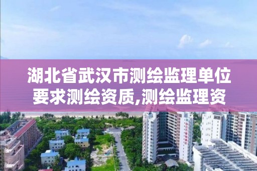 湖北省武汉市测绘监理单位要求测绘资质,测绘监理资质等级业务范围及承揽范围