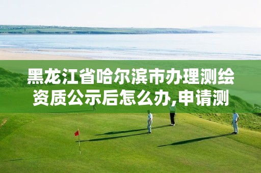 黑龙江省哈尔滨市办理测绘资质公示后怎么办,申请测绘资质公示的天数。