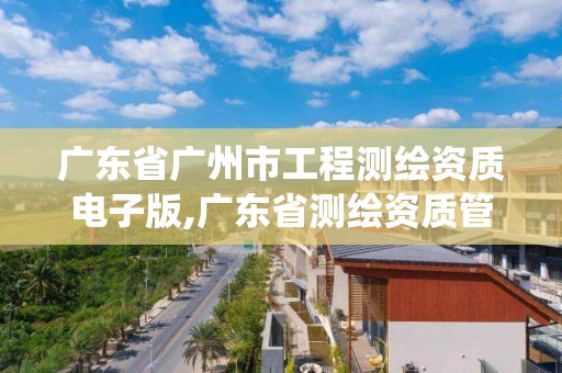 广东省广州市工程测绘资质电子版,广东省测绘资质管理系统