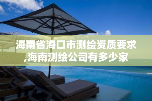 海南省海口市测绘资质要求,海南测绘公司有多少家