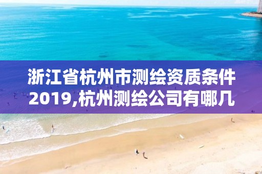 浙江省杭州市测绘资质条件2019,杭州测绘公司有哪几家