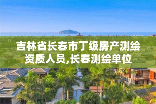 吉林省长春市丁级房产测绘资质人员,长春测绘单位