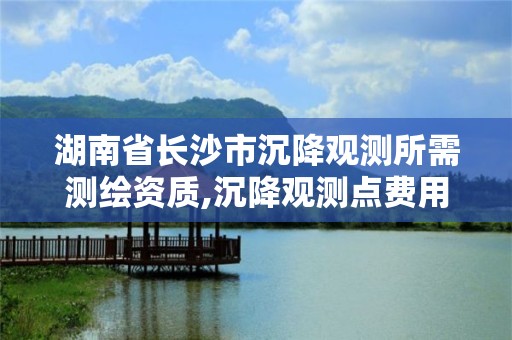 湖南省长沙市沉降观测所需测绘资质,沉降观测点费用