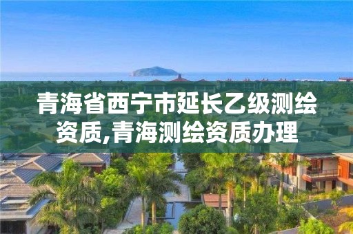 青海省西宁市延长乙级测绘资质,青海测绘资质办理