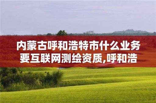 内蒙古呼和浩特市什么业务要互联网测绘资质,呼和浩特测绘局属于什么单位管理。