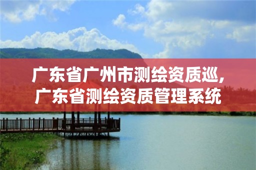 广东省广州市测绘资质巡,广东省测绘资质管理系统