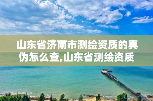 山东省济南市测绘资质的真伪怎么查,山东省测绘资质专用章