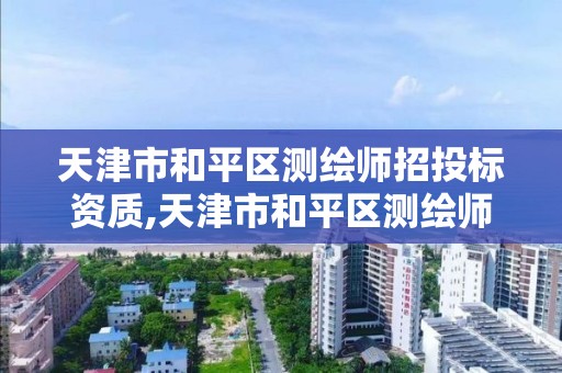 天津市和平区测绘师招投标资质,天津市和平区测绘师招投标资质公示