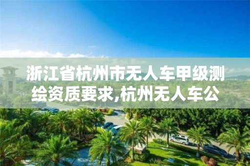 浙江省杭州市无人车甲级测绘资质要求,杭州无人车公司