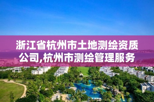 浙江省杭州市土地测绘资质公司,杭州市测绘管理服务平台