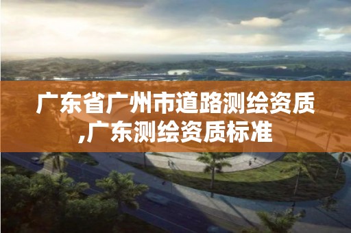 广东省广州市道路测绘资质,广东测绘资质标准