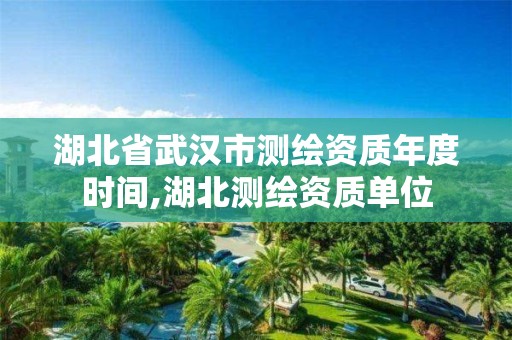 湖北省武汉市测绘资质年度时间,湖北测绘资质单位