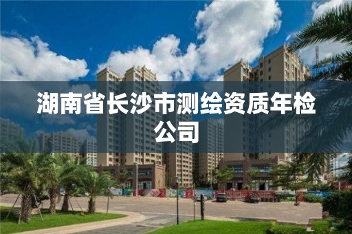 湖南省长沙市测绘资质年检公司