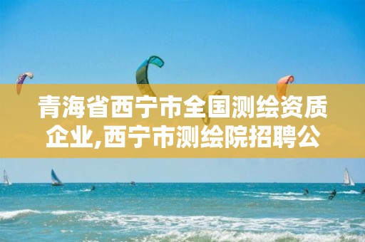 青海省西宁市全国测绘资质企业,西宁市测绘院招聘公示