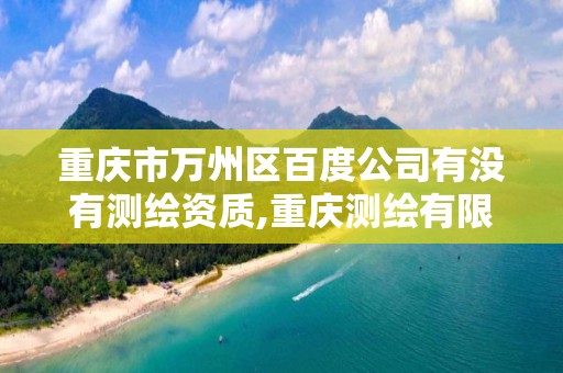 重庆市万州区百度公司有没有测绘资质,重庆测绘有限公司。