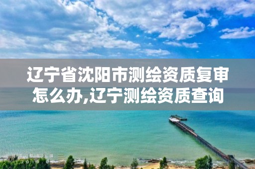 辽宁省沈阳市测绘资质复审怎么办,辽宁测绘资质查询。