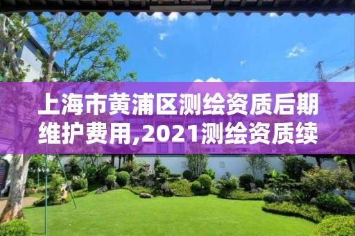 上海市黄浦区测绘资质后期维护费用,2021测绘资质续期。