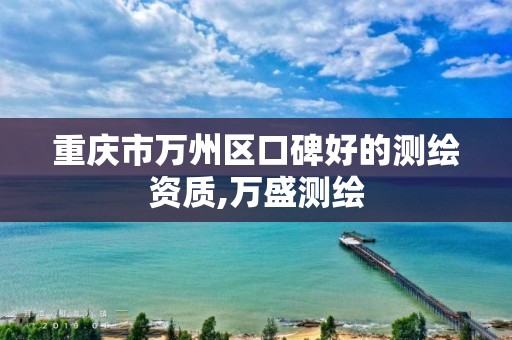 重庆市万州区口碑好的测绘资质,万盛测绘