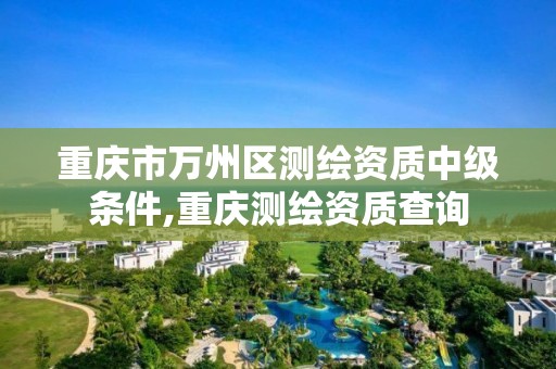 重庆市万州区测绘资质中级条件,重庆测绘资质查询