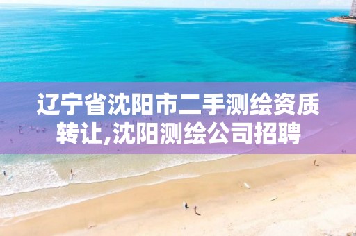 辽宁省沈阳市二手测绘资质转让,沈阳测绘公司招聘