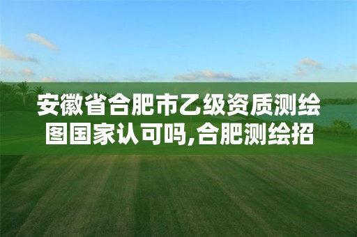 安徽省合肥市乙级资质测绘图国家认可吗,合肥测绘招聘信息。