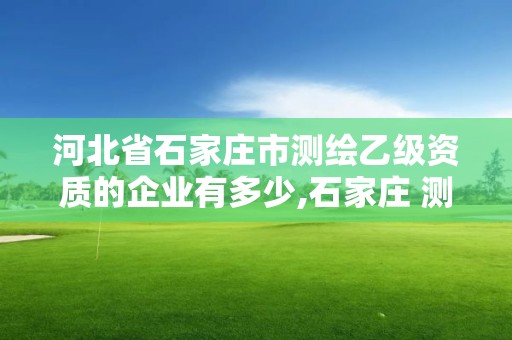 河北省石家庄市测绘乙级资质的企业有多少,石家庄 测绘。