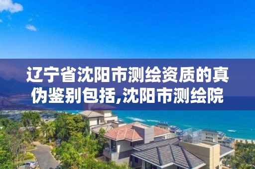 辽宁省沈阳市测绘资质的真伪鉴别包括,沈阳市测绘院电话