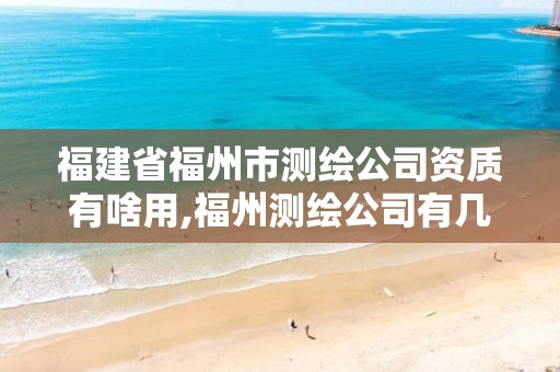 福建省福州市测绘公司资质有啥用,福州测绘公司有几家