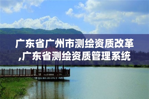 广东省广州市测绘资质改革,广东省测绘资质管理系统