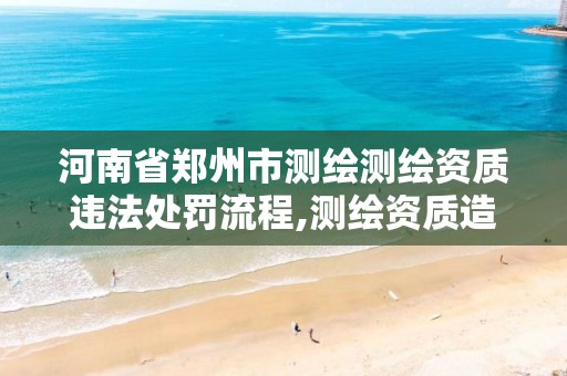 河南省郑州市测绘测绘资质违法处罚流程,测绘资质造假在哪里举报