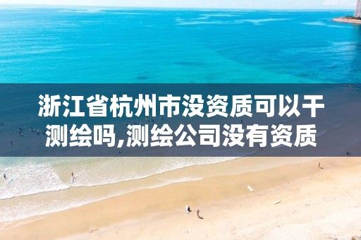 浙江省杭州市没资质可以干测绘吗,测绘公司没有资质可以开展业务吗